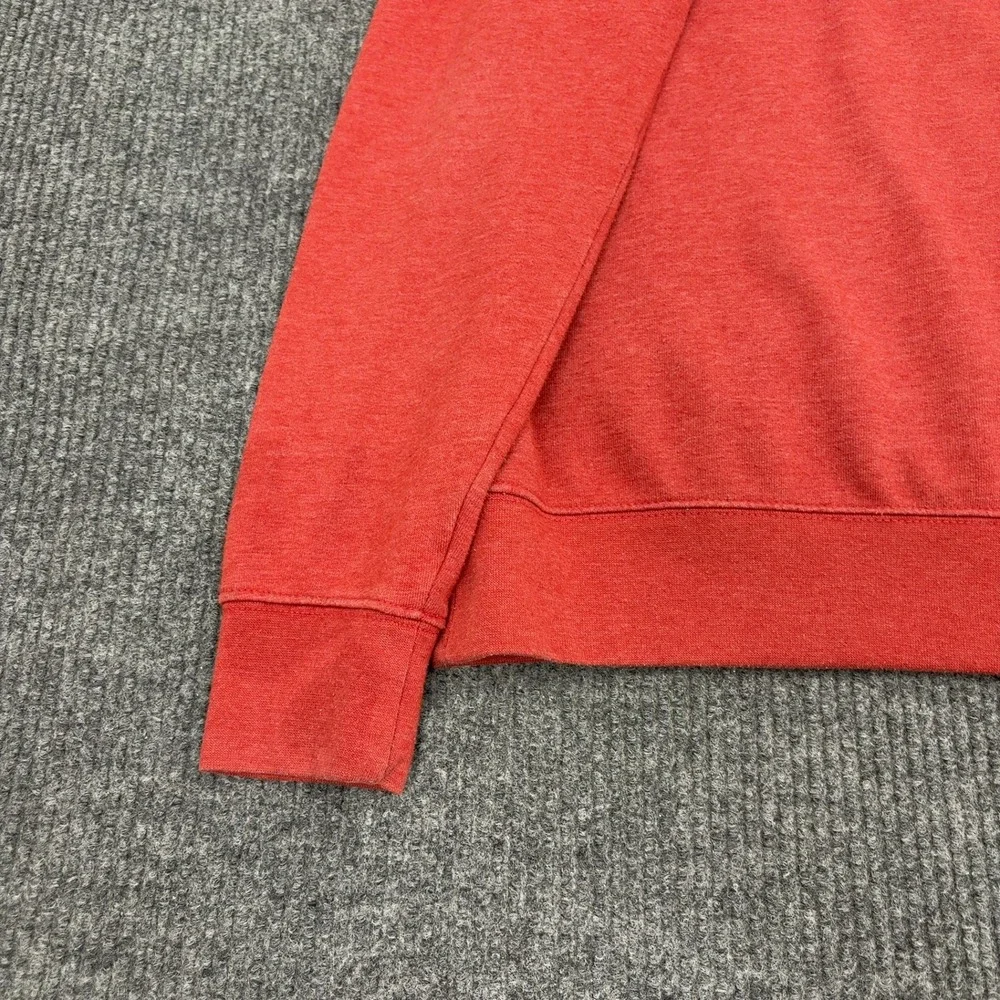 The North Face Hoodie Mens M Red Cotton Polyester Logo Pullover Gorpcore